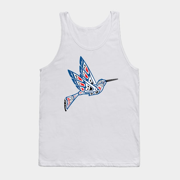 Hummingbird Pacific Northwest Native American Indian Art Tank Top by twizzler3b